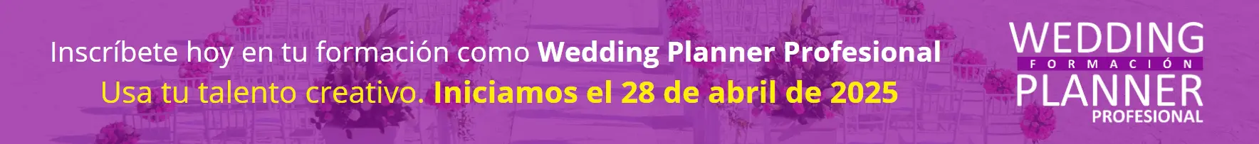 Formación en Wedding Planner Profesional
